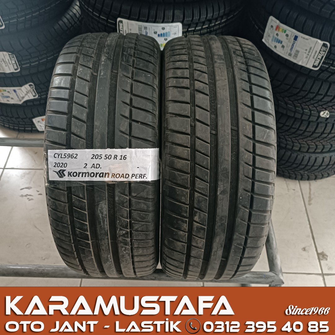 205 50 R 16 KORMORAN ROAD PERFORMANCE 87V * 2020 * 2 ADET * CYL5962 205 50 R 16 KORMORAN ROAD PERFORMANCE 87V * 2020 * 2 ADET * CYL5962