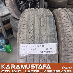 235 60 R 18 MINERVA EMIZERO SUV * 2014 * 4 ADET * CYL6207 **