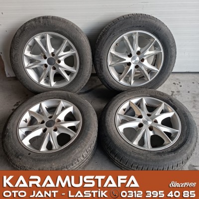 15" RENAULT KANGOO JANT LASTİK TAKIMI 5x108