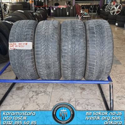 225 55 R 16 DUNLOP RFT 95H * 2012 * 4 ADET * CKL1334