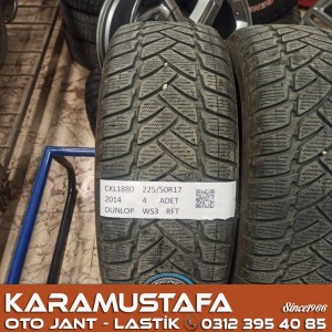 225 50 R 17 DUNLOP WS3 98V * 2014 * 4 ADET * CKL1880