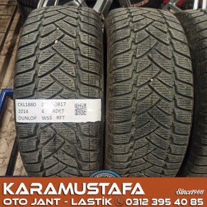 225 50 R 17 DUNLOP WS3 98V * 2014 * 4 ADET * CKL1880