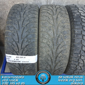 205 55 R 16 HANKOOK WINTER 91T * 2008 * 4 ADET * CKL196 205 55 R 16 HANKOOK WINTER 91T * 2008 * 4 ADET * CKL196