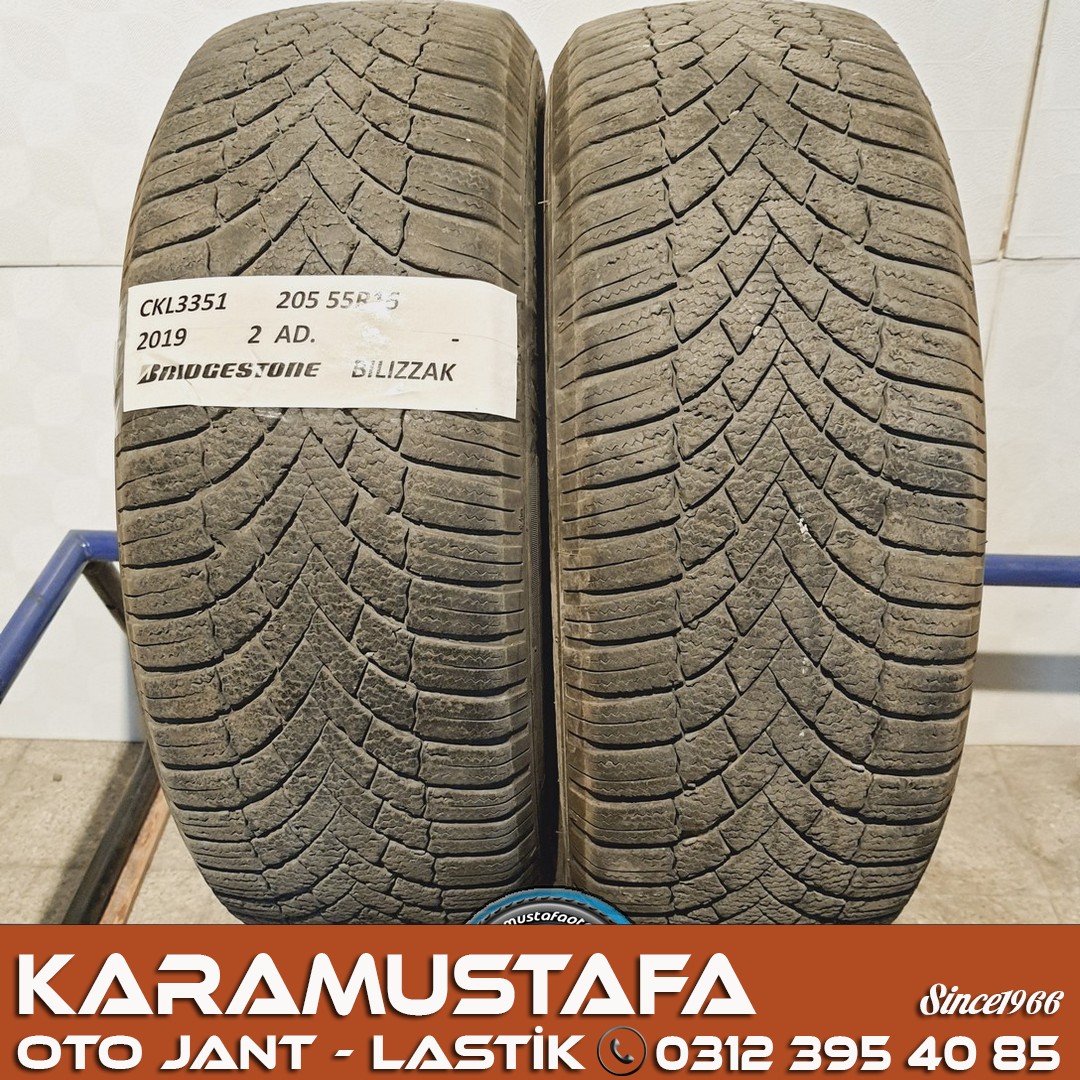 205 55 R 16 BRIDGESTONE BLIZAK 91T * 2019 * 2 ADET * CKL3351 205 55 R 16 BRIDGESTONE BLIZAK 91T * 2019 * 2 ADET * CKL3351