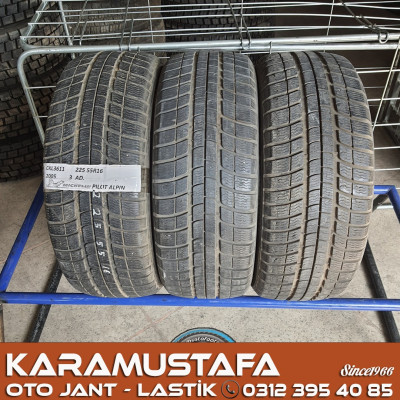 225 55 R 16 MICHELIN PILOT ALPIN 95H * 2005 * 2 ADET * CKL3611