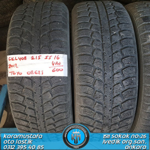 215 55 R 16 TOYO OBG2S 97T * 2012 * 4 ADET * CKL408