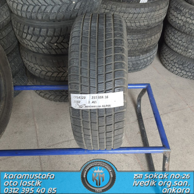 215 55 R 16 MICHELIN ALPIN 93H * 2002 * 1 ADET * CKL4123
