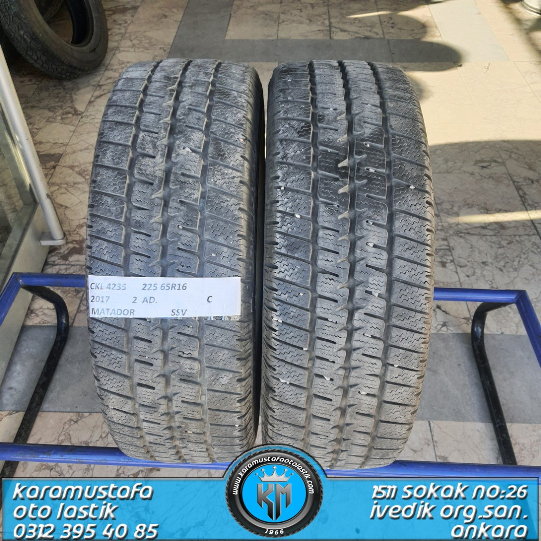 225 65 R 16 MATADOR SSV 112R * 2017 * 1 ADET * CKL4235 225 65 R 16 MATADOR SSV 112R * 2017 * 1 ADET * CKL4235