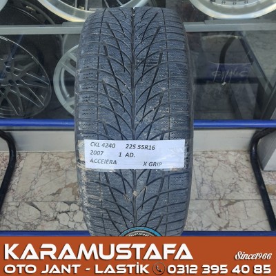 225 55 R 16 ACELERA XGRIP 94H * 2007 * 1 ADET * CKL4240