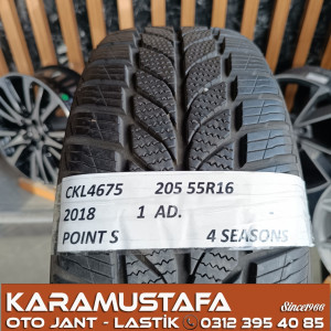 205 55 R 16 POINTS 4 SEASONS 91H * 2018 * 1 ADET * CKL4675