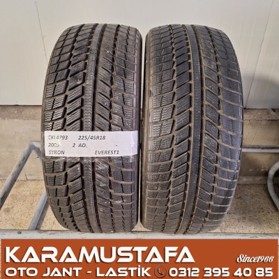 225 45 R 18 SYRON EVEREST1 95V * 2009 * 1 ADET * CKL4793