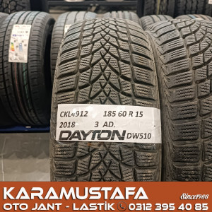 185 60 R 15 DAYTON DW510 88T * 2018 * 1 ADET * CKL4912