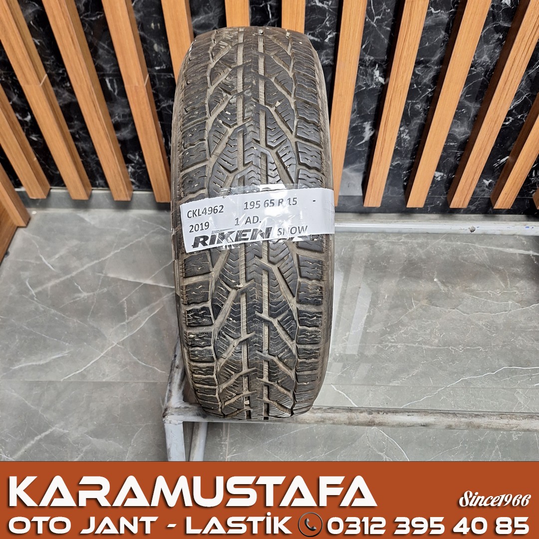 195 65 R 15 RIKEN SNOW 95T * 2019 * 1 ADET * CKL4962 195 65 R 15 RIKEN SNOW 95T * 2019 * 1 ADET * CKL4962