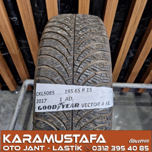 195 65 R 15 GOODYEAR VECTOR 4S * 95H * 2017 * 1 ADET * CKL5085 195 65 R 15 GOODYEAR VECTOR 4S * 95H * 2017 * 1 ADET * CKL5085