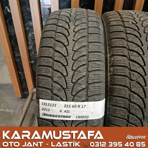 215 60 R 17 BRIDGESTONE LM80 96H * 2015 * 4 ADET * CKL5123