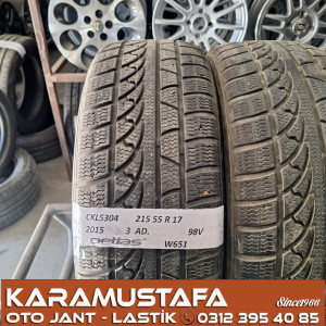215 55 R 17 PETLAS W651 98V * 2015 * 3 ADET * CKL5304
