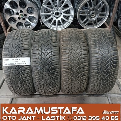205 55 R 16 LASSA SNOWAYS4 91H * 2021 * 4 ADET * CKL5318