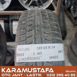 185 65 R 14 PETLAS W601 86T * 2015 * 1 ADET * CKL5321