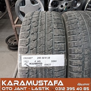 245 50 R 18 KUMHO KW27 * 2012 * 4 ADET * CKL5327