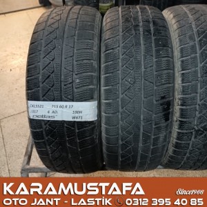 215 60 R 17 PETLAS W671 100H * 2016 * 4 ADET * CKL5521