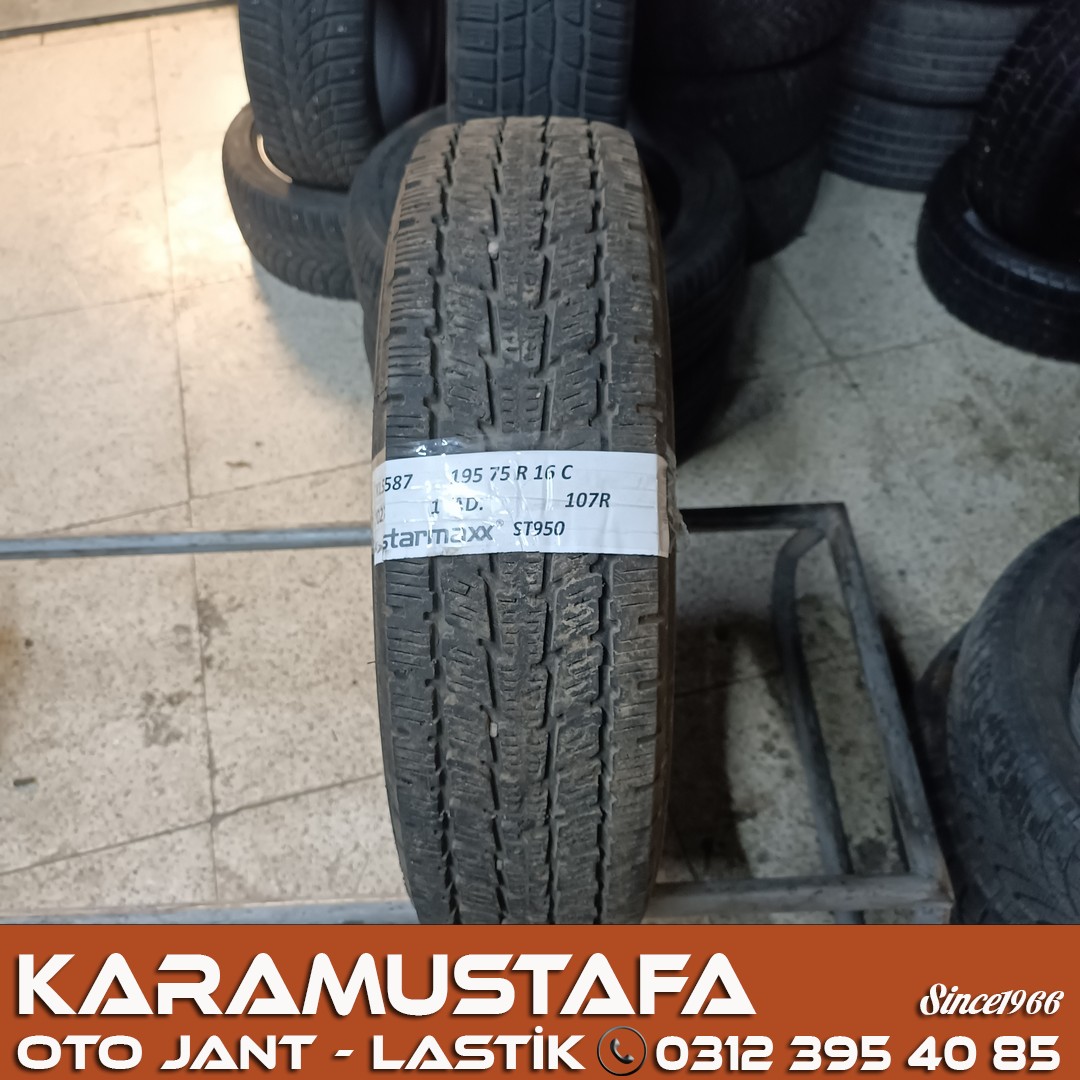 195 75 R 16 STARMAXX ST950 * C TİPİ * 107 R * 2023 * 1 ADET * CKL5587 195 75 R 16 STARMAXX ST950 * C TİPİ * 107 R * 2023 * 1 ADET * CKL5587