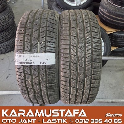 225 45 R 19 CONTINENTAL TS830P 96V * 2015 * 4 ADET * CKL5603