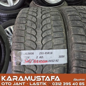 255 45 R 18 BRIDGESTONE LM32 RZ 103V * 2014 * 2 ADET * CKL5606