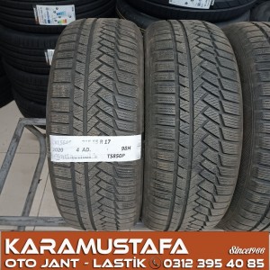 215 55 R 17 CONTINENTAL TS850P 98H * 2020 * 4 ADET * CKL5645