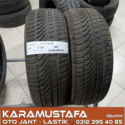 215 55 R 17 PETLAS SNOWMASTER2 98V * 2024 * 2 ADET * CKL5652 215 55 R 17 PETLAS SNOWMASTER2 98V * 2024 * 2 ADET * CKL5652