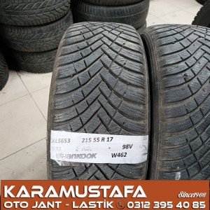 215 55 R 17 HANKOOK W462 98V * 2022 * 2 ADET * CKL5653 215 55 R 17 HANKOOK W462 98V * 2022 * 2 ADET * CKL5653
