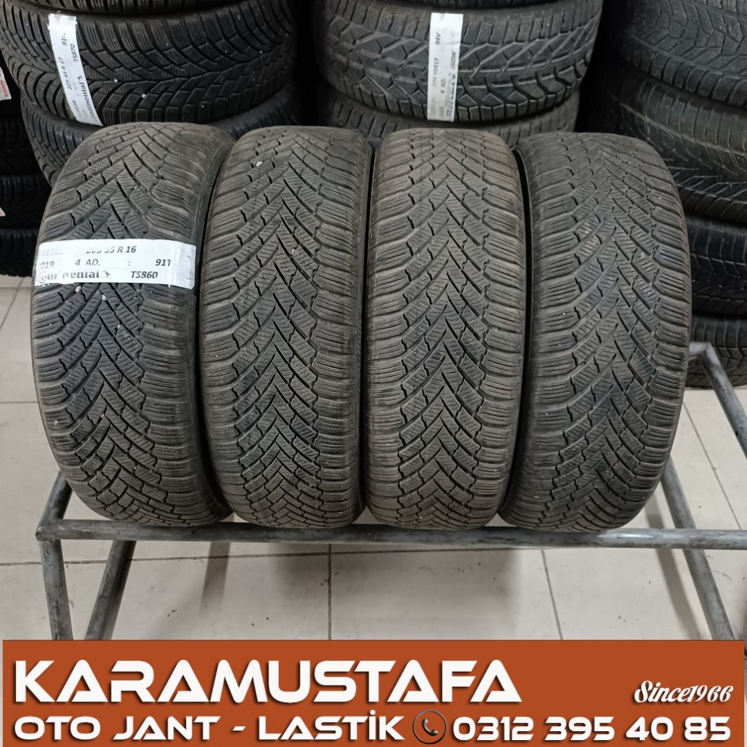 205 55 R 16 CONTINENTAL TS860 91T * 2019 * 4 ADET * CKL5657 205 55 R 16 CONTINENTAL TS860 91T * 2019 * 4 ADET * CKL5657