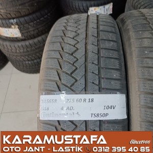 225 60 R 18 CONTINENTAL TS850P 104V * 2018 * 4 ADET * CKL5658 225 60 R 18 CONTINENTAL TS850P 104V * 2018 * 4 ADET * CKL5658