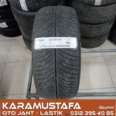 245 40 R 19 MICHELIN PILOT ALPIN5 98V * 2017 * 1 ADET * CKL5661 245 40 R 19 MICHELIN PILOT ALPIN5 98V * 2017 * 1 ADET * CKL5661