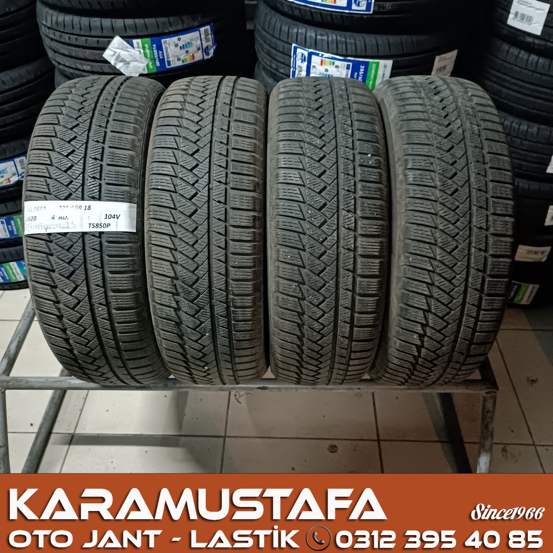 225 60 R 18 CONTINENTAL TS850P 104V * 2020 * 4 ADET * CKL5669 225 60 R 18 CONTINENTAL TS850P 104V * 2020 * 4 ADET * CKL5669