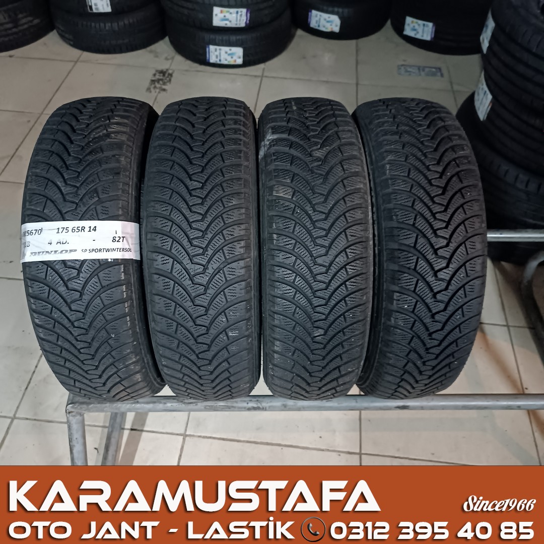 175 65 R 14 DUNLOP SPWINTER500 82T * 2018 * 4 ADET * CKL5670 175 65 R 14 DUNLOP SPWINTER500 82T * 2018 * 4 ADET * CKL5670