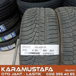 225 45 R 18 HANKOOK ICEPT EVO2 MO 91H * 2020 * 4 ADET * CKL5675