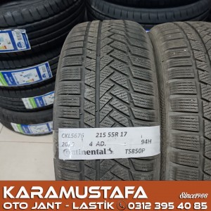 215 55 R 17 CONTINENTAL TS850P 94H * 2020 * 4 ADET * CKL5676 215 55 R 17 CONTINENTAL TS850P 94H * 2020 * 4 ADET * CKL5676