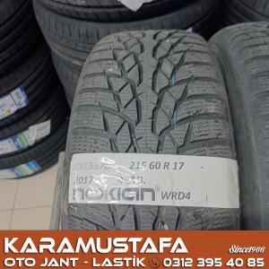 215 60 R 17 NOKIAN WRD4 96H * 2017 * 4 ADET * CKL5678