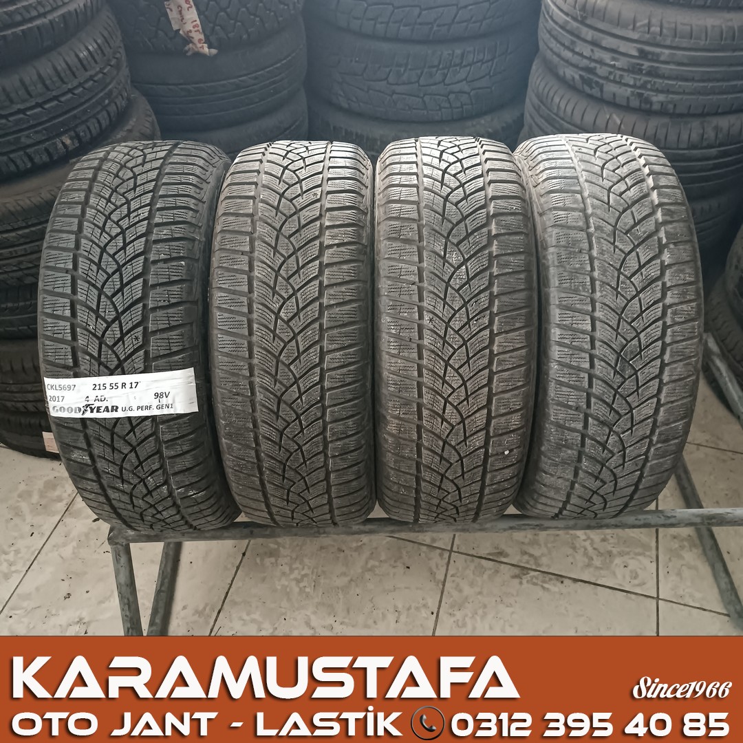 215 55 R 17 GOODYEAR UGP GEN1 98V * 2017 * 4 ADET * CKL5697 215 55 R 17 GOODYEAR UGP GEN1 98V * 2017 * 4 ADET * CKL5697
