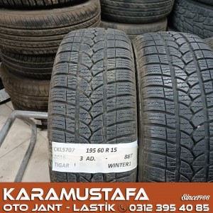 195 60 R 15 TIGAR WINTER 88T * 2016 * 3 ADET * CKL5707