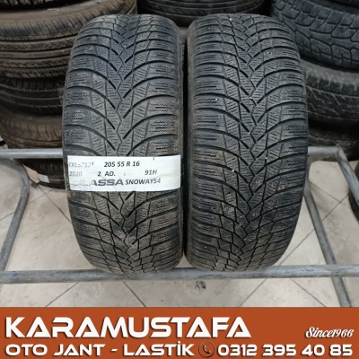205 55 R 16 LASSA SNOWAYS4 91H * 2020 * 2 ADET * CKL5712 205 55 R 16 LASSA SNOWAYS4 91H * 2020 * 2 ADET * CKL5712