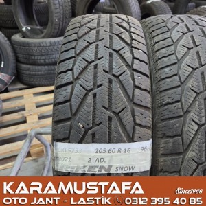 205 60 R 16 RIKEN SNOW 96H * 2021 * 2 ADET * CKL5733