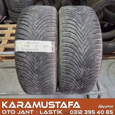 225 50 R 17 MICHELIN ALPIN5 98V * 2016 * 2 ADET * CKL5739