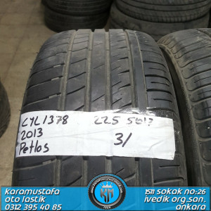 225 50 R 17 PETLAS PT515 98W * 2013 * 3 ADET * CYL1378