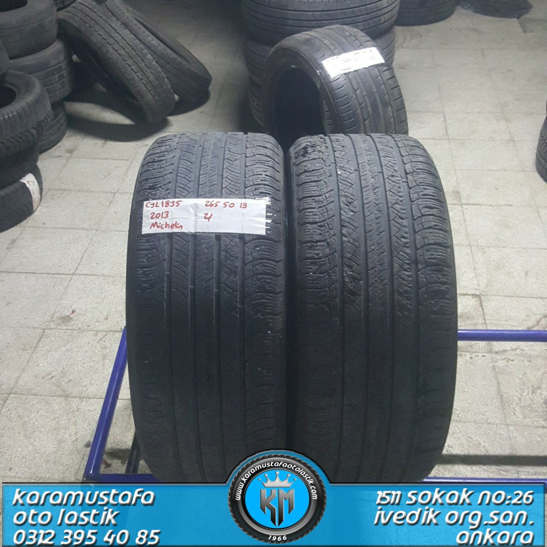 265 50 R 19 MICHELIN LATITUDE TOUR HP 110V * 2013 * 2 ADET * CYL1835 265 50 R 19 MICHELIN LATITUDE TOUR HP 110V * 2013 * 2 ADET * CYL1835