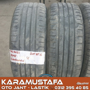 205 55 R 15 CONTINENTAL * 2017 * 2 ADET * CYL2023 */*