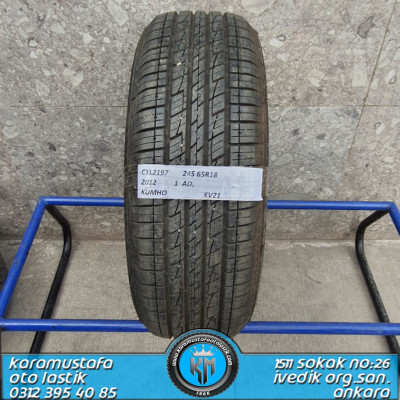 245 65 R 18 KUMHO KV21 * 2012 * 1 ADET * CYL2197 **