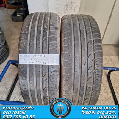 215 55 R 18 CONTINENTAL CPC2 99V * 2015 * 2 ADET * CYL3449 */*