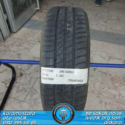 195 55 R 16 DAYTON TOURING2 87V * 2018 * 1 ADET * CYL3595 **
