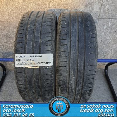195 55 R 16 MICGHELIN ENERGY SAVER 87T * 2013 * 2 ADET * CYL3617 */*